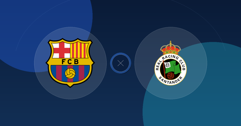 FC Barcelona gegen Real Racing Club de Santander